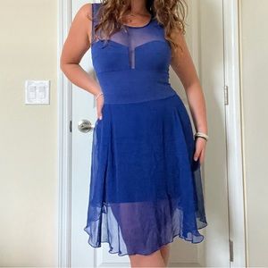 BCBG MaxAzria Electric Blue Dress